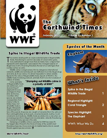 see pdf newsletter - world wildlife fund